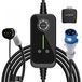 JATRHG P1 chargeur mobile pour véhicules électriques, 7,2 kW / 1-fase, avec câble Type-2 de 5 mètres et courant réglable de 32A à 8A