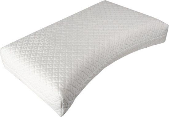 Cassenz Monaco Hoofdkussen Medium 15cm - Wit