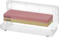 HENDI Dubbelzijdige Japanse slijpsteen – 220/1000 en 1000/3000 korrel – Inclusief opbergdoos – 185x65x30 mm