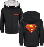 Superman Metal-Kids - Logo Kinder vesten zwart Biologisch katoen