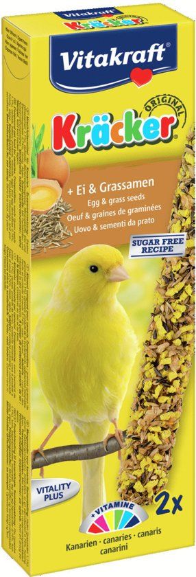 VITAKRAFT Kanarie Kracker Ei - Vogelsnack 2 in 1 (10x)