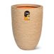 Capi Europe Vase élégant bas côtelé NL 46x58 Terra