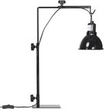 PawHut Support de lampe pour reptiles - Acier - 32x9x67cm - Noir