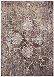 Safavieh tapijt, polyester, roze/grijs, 90 x 150 cm