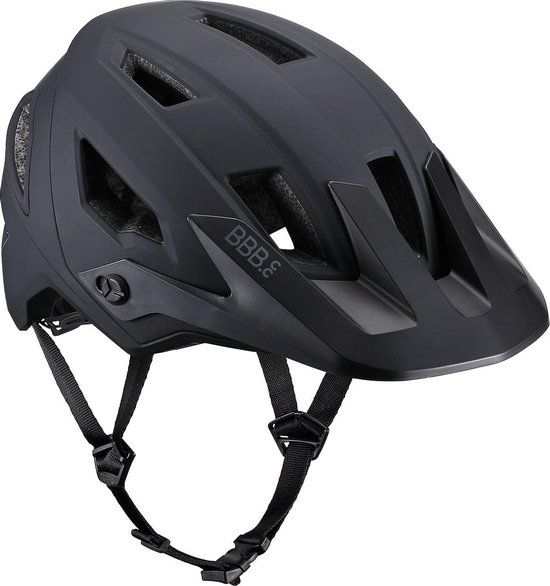 BBB Cycling Shore Mountainbike Helm - Fietshelm Volwassenen - Mat Zwart - Maat M - BHE-59