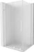 Mexen Velar L cabine de douche coulissante 100 x 120 cm, givre, blanc