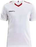 Craft Progress Contrast Shirt Korte Mouw Heren - Wit / Rood | Maat: XXL