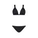 Shiwi Kiki Voorgevormde Triangel Bikini - Zwart