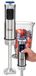 Zilan, metalen handmixer, 1200 watt vermogen, modern design met ledlicht, roestvrijstalen behuizing, turbofunctie, soepele snelheidsregeling