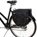Sacoche de vélo double arrière - Hydrofuge - 28 L - Noir - Pour porte-bagages de 12 à 16 cm de large