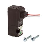RIEGLER MV 1062.2 3/2-mini-magneetventiel, direct bestuurd NO, 12 VDC, kabel 30 cm, 1 stuk