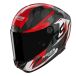 Nolan X-804 RS Ultra Carbon Fuorigiri 374, casque intégral, couleur: Carbone/Noir/Rouge/Blanc, taille: S