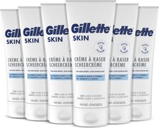 Gillette SKIN - Scheercrème - Ultra Gevoelige Huid - Voordeelverpakking 6 x 175 ml