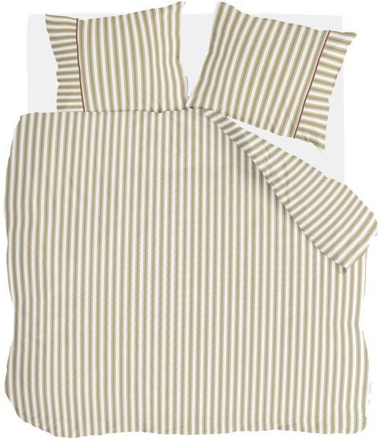 Walra Dekbedovertrek Refined Lines - 240x220 - Groen