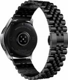 By Qubix - Stalen Smartwatch Bandje - Zwart - 20mm - Geschikt voor Garmin Approach S12/S40/S42