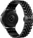 By Qubix - Stalen Smartwatch Bandje - Zwart - 20mm - Geschikt voor Garmin Approach S12/S40/S42