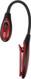 Out of the Blue LED Leeslamp met klem - rood - 16 cm - incl. batterijen - 2 leds