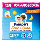 Pampers Sole e Luna Mini, 126 luiers, maat 2 (3-6 kg)