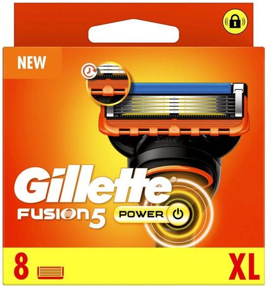 Gillette Fusion 5 Power Navulmesjes - 8 stuks
