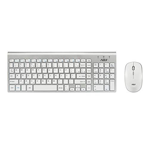 Adj KIT TASTIERA + MOUSE WIRELESS SILVER