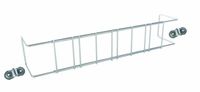 Sauvic 100-150 Cm Uitschuifbare Raamhouder Zilver