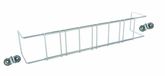 Sauvic 100-150 Cm Uitschuifbare Raamhouder Zilver