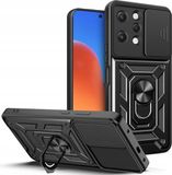 Techsuit Camshield Back Cover hoesje pour Xiaomi Redmi 12 - Noir