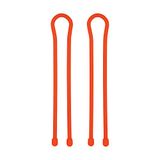 Nite Ize Originele Gear Tie, Herbruikbare Rubber Twist Tie, 45 cm, 2-Pack, Oranje