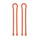 Nite Ize Originele Gear Tie, Herbruikbare Rubber Twist Tie, 45 cm, 2-Pack, Oranje