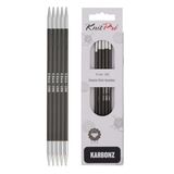 KnitPro Karbonz sokkennaalden 20cm 4.00mm - 3st