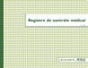 Kores Medisch controleregister, 240 x 320 mm, Zwart, Genaaid gebonden, 60 pagina's