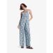 Roxy Hibiscus Daze Mouwloze Jumpsuit Blauw S Vrouw