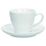 Tognana Margaret Set van 6 kopjes met bord 210 cc New Bone China wit