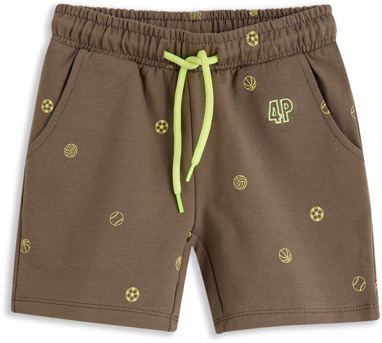 4PRESIDENT Korte Broek Jongens Short - Stone gray - Maat 86