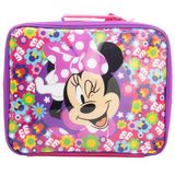 STOR Geïsoleerde Lunchtas Minnie Mouse met Handvat en Rits - Thermische Snacktas voor Kinderen Jongens Meisjes - Duurzame Koeltas van Stof