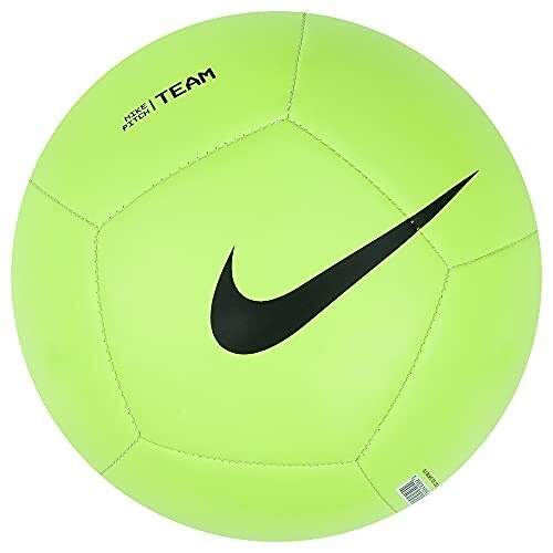 Nike Voetbal Pitch Team Ball, ELECTRIC GREEN/BLACK, DH9796-310, 4