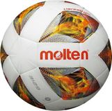 Molten trainingsvoetbal A3129 - Wit/Oranje - Maat 4