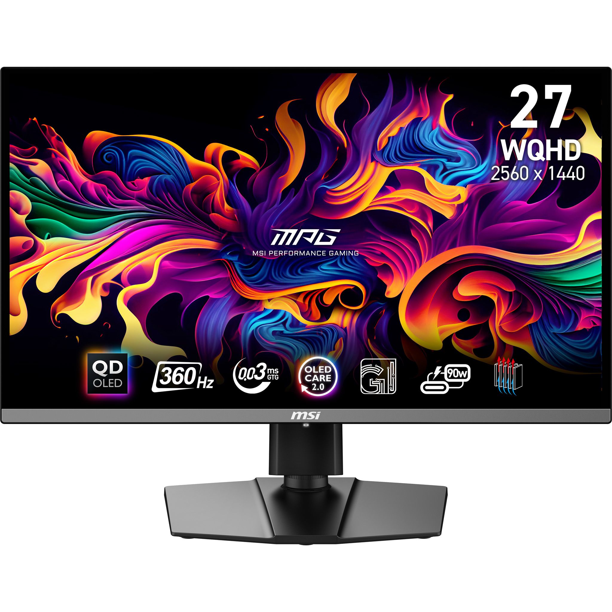 MSI MPG 271QRX QD-OLED 27" QHD 360Hz Gaming Monitor - USB-C, KVM