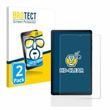 BROTECT - Screenprotector voor Samsung Galaxy Tab S6 Lite LTE / WiFi 2020 - Folie Beschermfolie transparant 2 Stuks