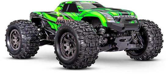 Traxxas TRX107154-1-GRN Mini Maxx 4WD Brushless BL-2S RTR 1:12 Monster Truck - Green