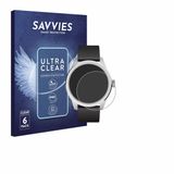 Savvies - Screenprotector voor Withings ScanWatch 2 (42 mm) - Folie Beschermfolie transparant 6 Stuks