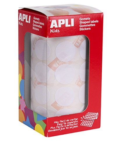 Apli Kids 11905 - Ronde rubberrol Ø 20 mm wit