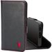 Samsung Étui en Cuir pour Galaxy S23 FE (avec fonction support) - Noir avec Détail Rouge