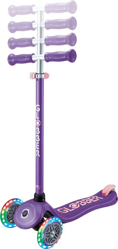 Globber 3-Wiel Step Primo Plus Lights Purple