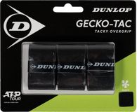 Dunlop Gecko Tac Tennis Overgrip, Zwart, 3 Stuks