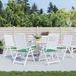 vidaXL Tuinstoelkussens 6 st 40x40x3 cm oxford stof groen