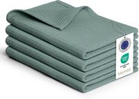 Blumtal® Wafeldoeken 50x70 cm - Set van 4 - 100% Katoen - Groen