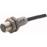 Eaton Naderingsschakelaar, E57 Premium+ Short-Series, 1 NO, 2-draads, 40 - 250 V AC, M12 x 1 mm, Sn= 2 mm, vlak, roestvrij staal, 2 m aansluitkabel