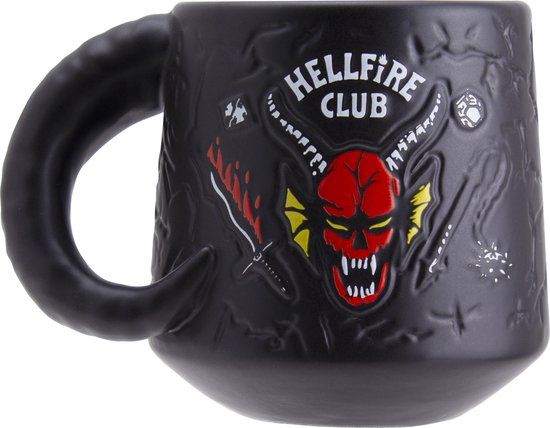 Paladone Stranger Things - Hellfire Club Demon Embossed Mug - 5055964791209