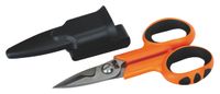 Bahco Extra Sterke Elektriciens Schaar Met Sleuf 43 Mm Oranje